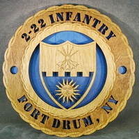 Army 2nd Bn 22nd Infantry Wall Tribute
